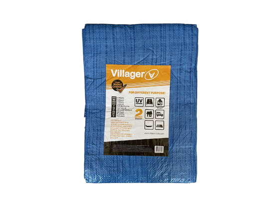 Prelata impermeabila albastra 5 x 8  80g, Villager VL007096