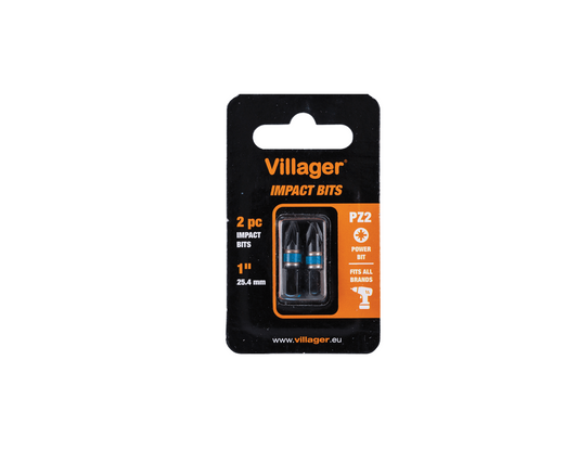 Set 2 biti PZ2 25 mm, Villager VL059891