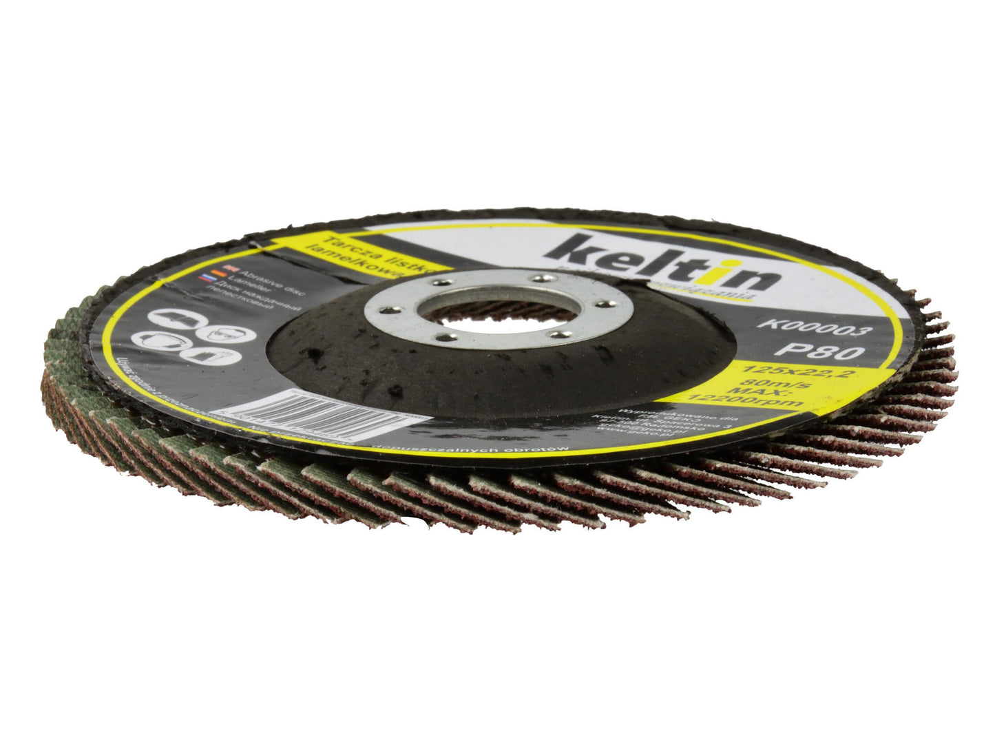 Disc lamelar 125mm, P80, Keltin K00003