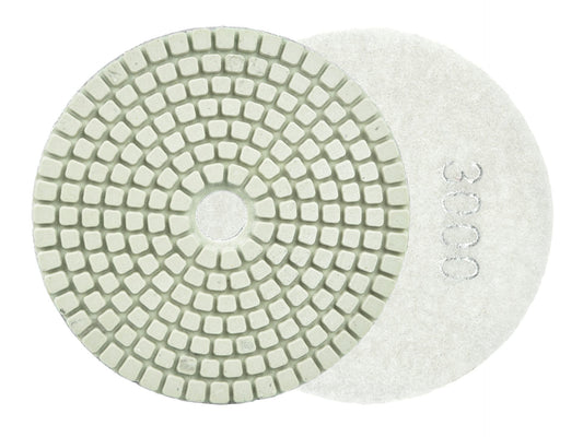 Disc diamantat pentru slefuirea umeda a gresiei, granulatie 3000, Geko G78916