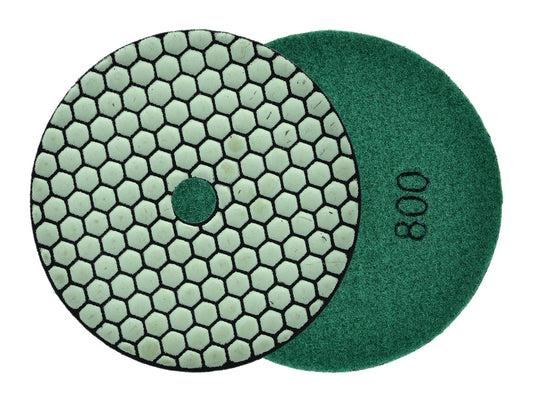 Disc pentru slefuirea uscata a gresiei portelanate, 125 mm, granulatie 800, Geko G78941