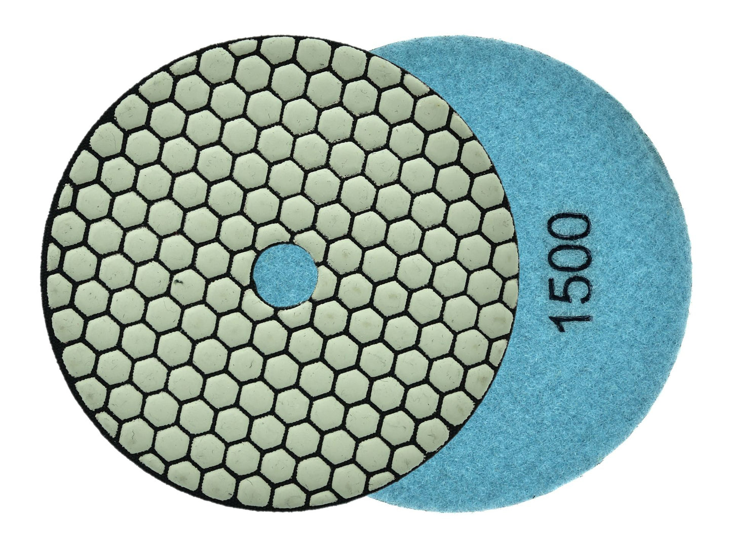 Disc pentru slefuirea uscata a gresiei portelanate, 125 mm, granulatie 1500, Geko G78942