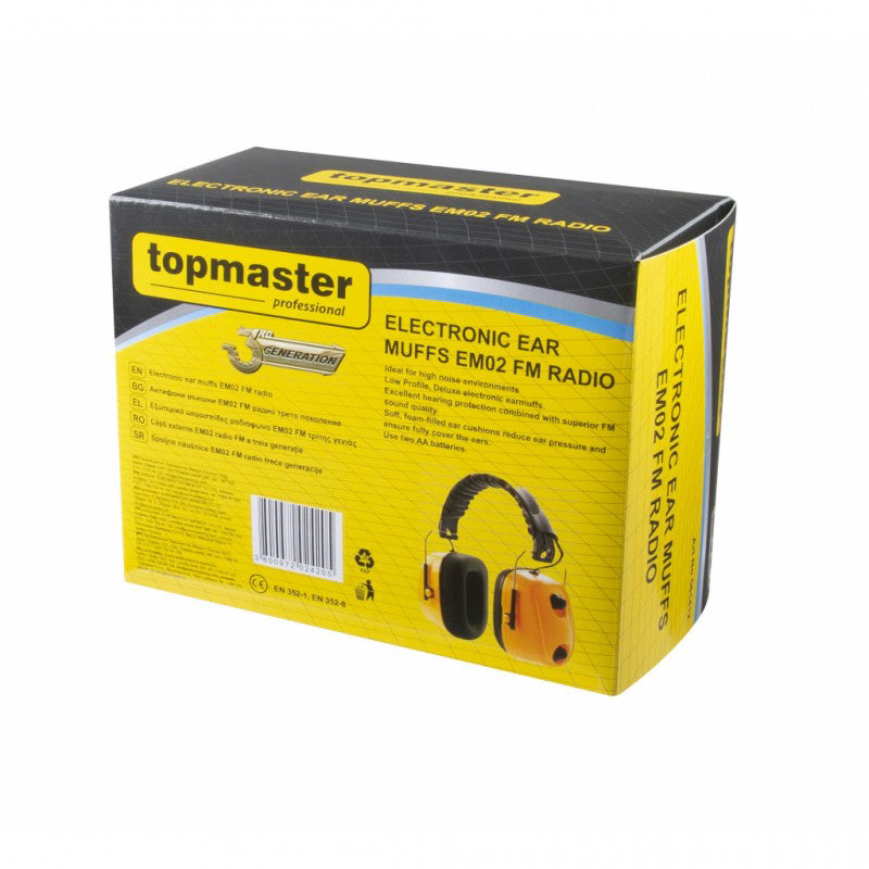 Casti antifoane cu radio FM EM02, Topmaster 561412