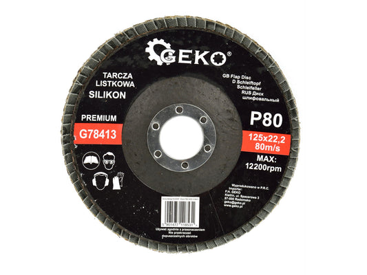 Disc abraziv ”SILIKON" 125mm, GEKO PREMIUM G78413