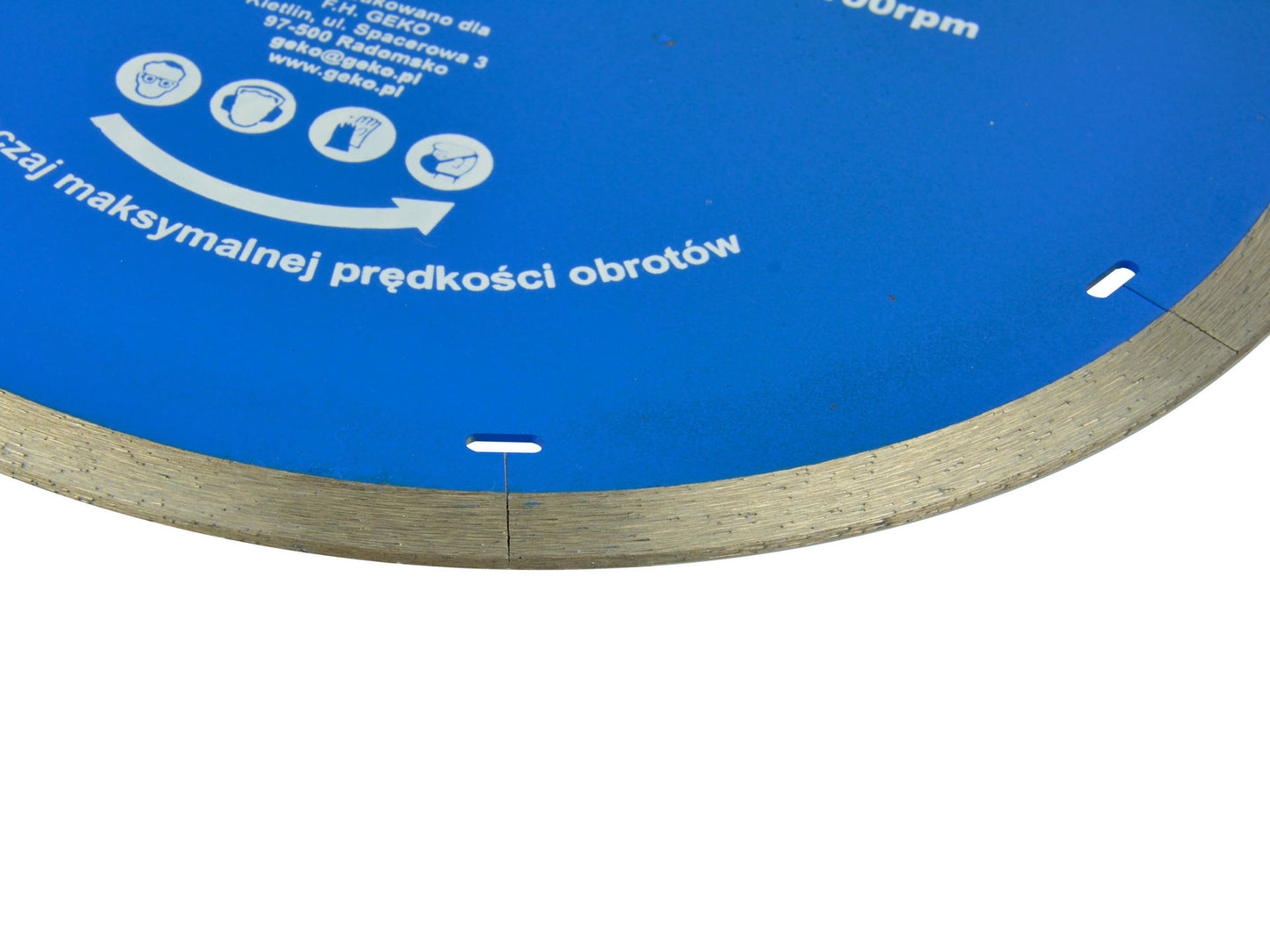 Disc diamantat 200mmx10x1.6mm, Geko PREMIUM G78333