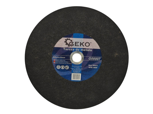 Disc pentru metal, 400x4x32 mm, Geko G00007