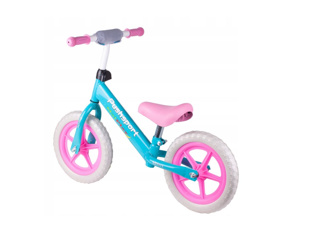 Bicicleta de echilibru, roz, Malplay 107837