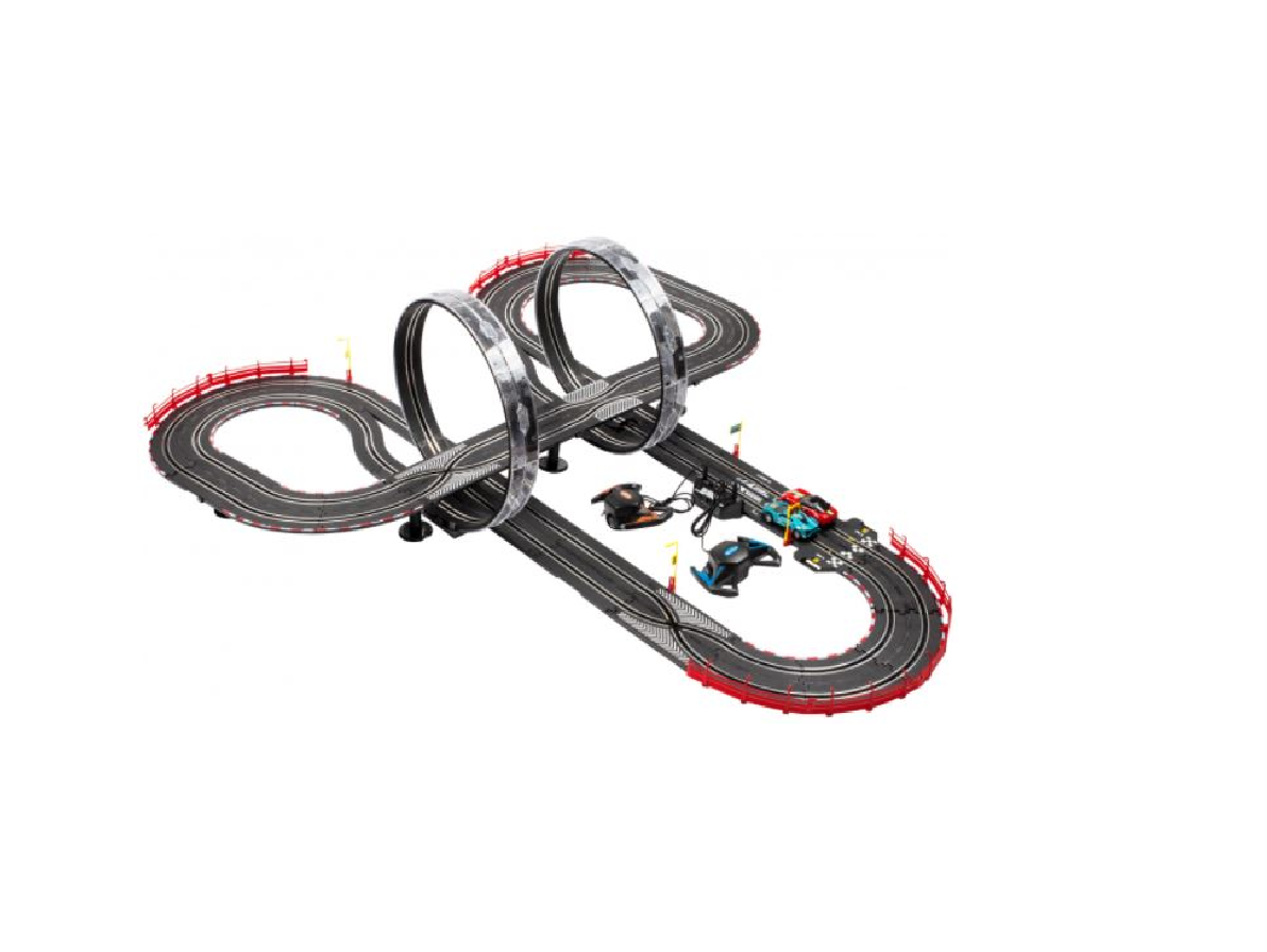 Set pista de curse cu masinute Top Turbo, Malplay 108256