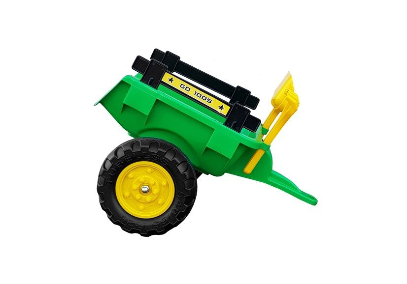 Tractoras Branson cu remorca, verde, 135 cm, Lean 3827