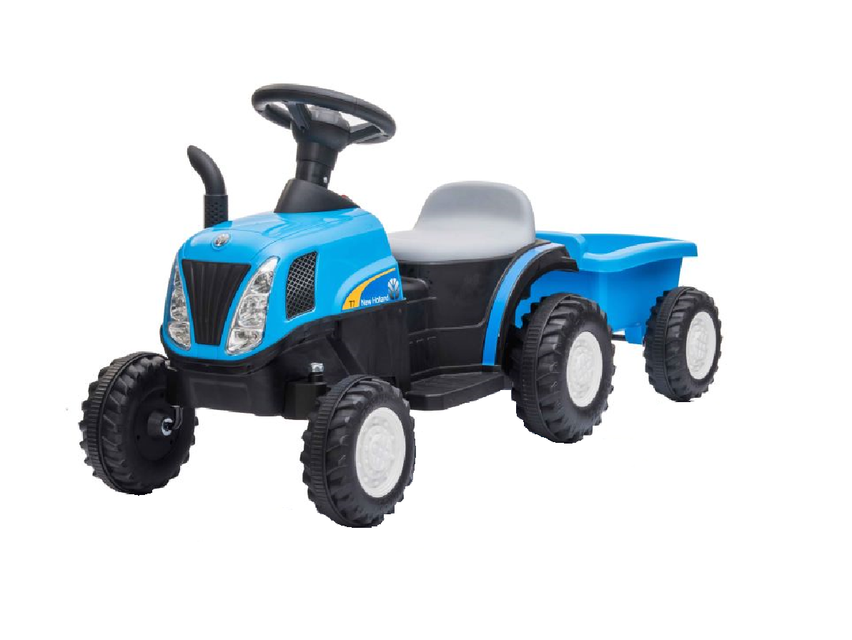 Tractoras electric cu remorca A009, Albastru, Lean 9331