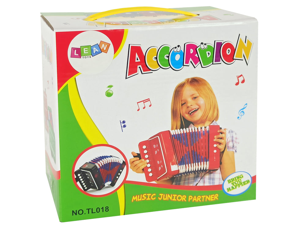 Acordeon de jucarie, albastru, Lean 9423