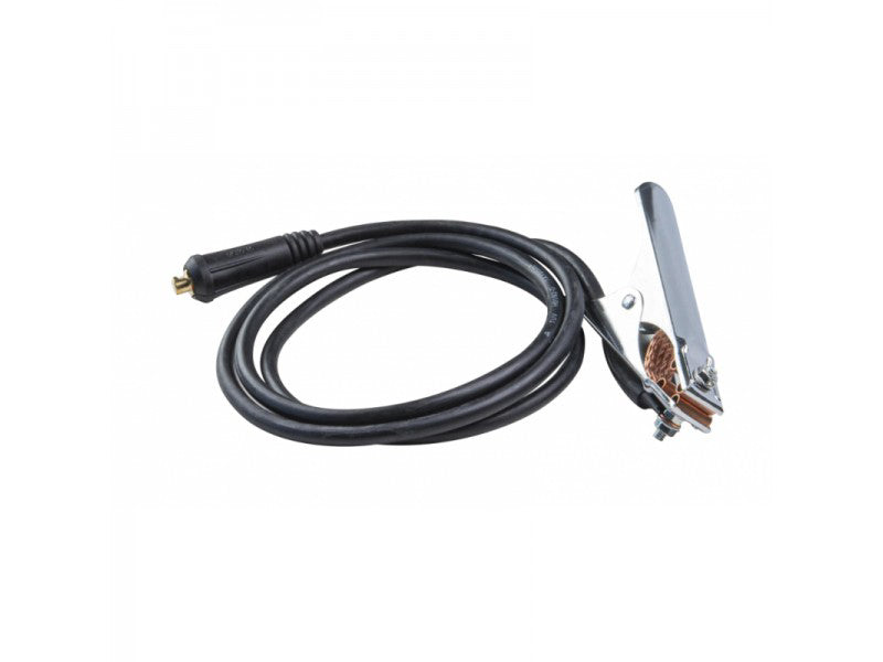 Set cablu sudura 16mm2 2m, cleste pentru impamantare si cupla, Raider 138344