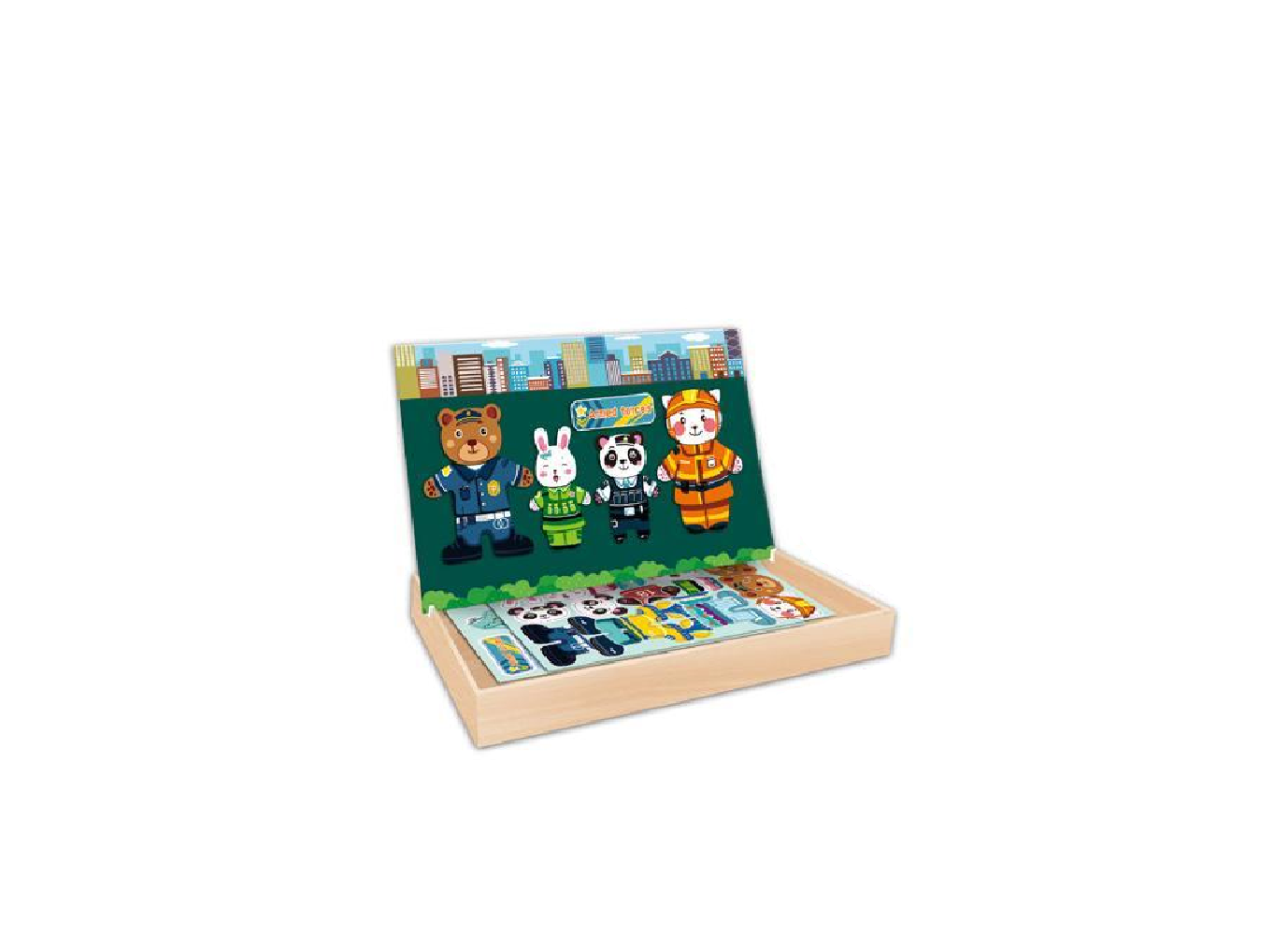 Puzzle magnetic educativ, MalPlay 109444