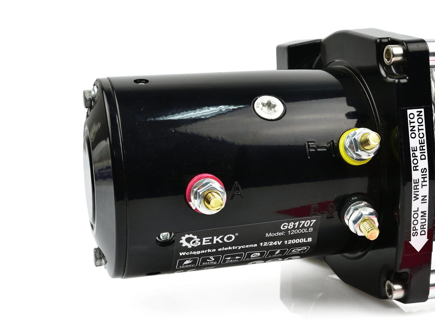 Troliu electric, 12V, 5443 Kg, Geko G81707