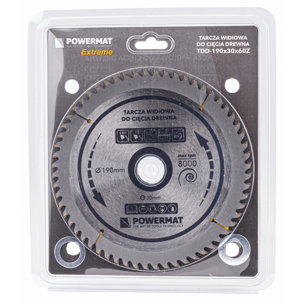 Disc Widia pentru lemn TDD-160x20 mm, 40 dinti, Powermat  PM0887