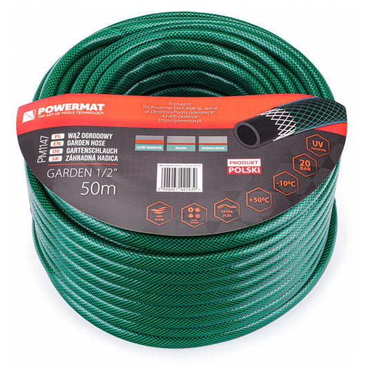 Furtun de gradina Garden 1/2", 50 m, Powermat PM1147