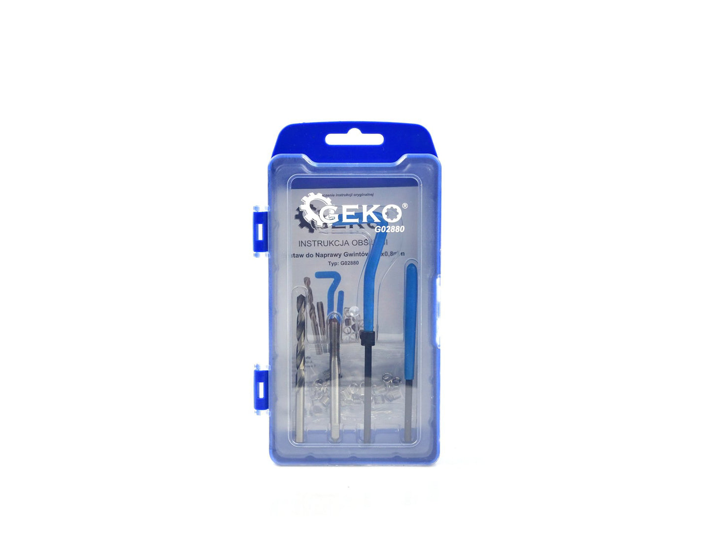 Kit reparare filete bujii, 6 elemente, Geko G02880