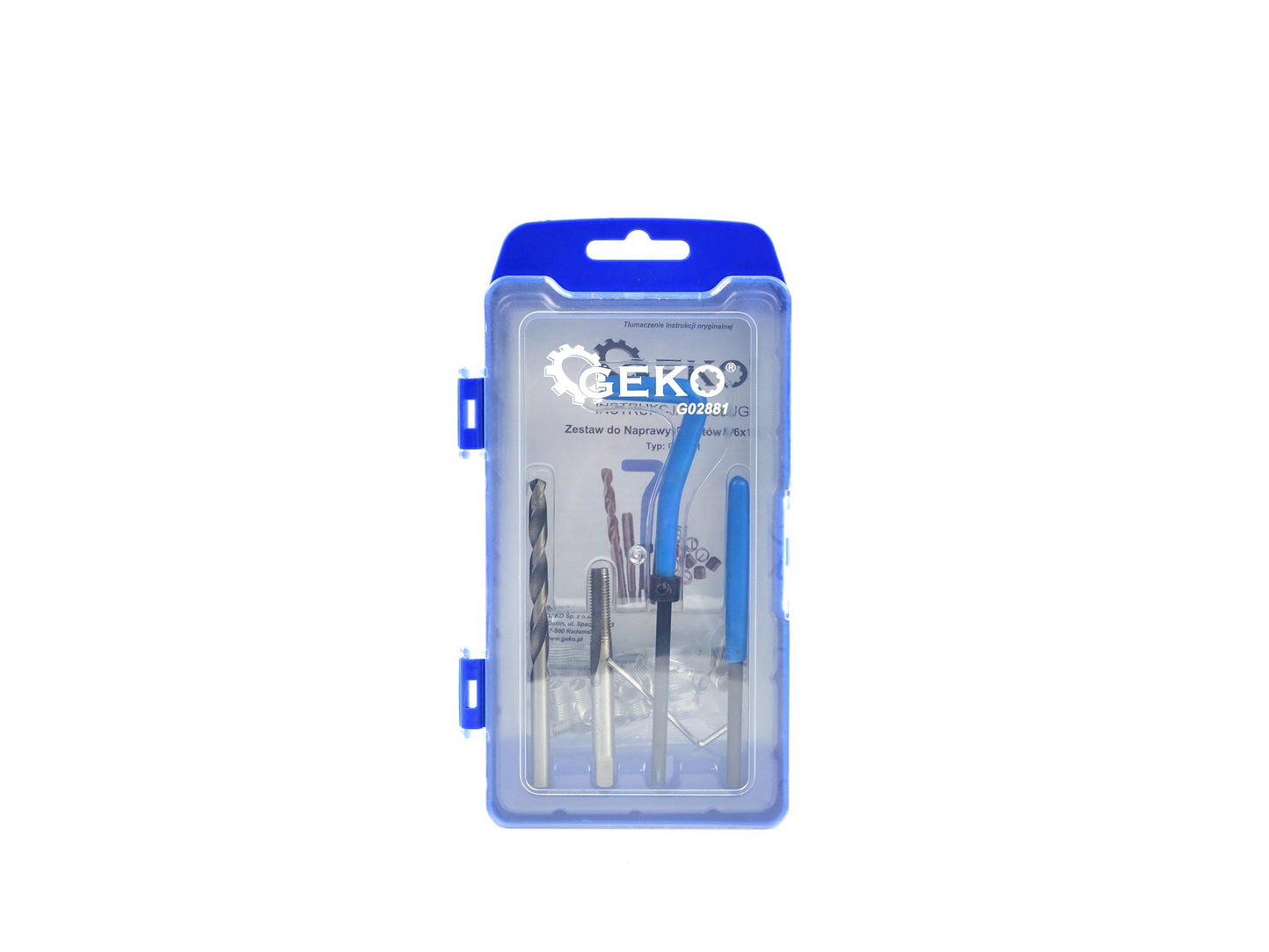 Kit reparare filete bujii M6 x 1 mm, Geko G02881