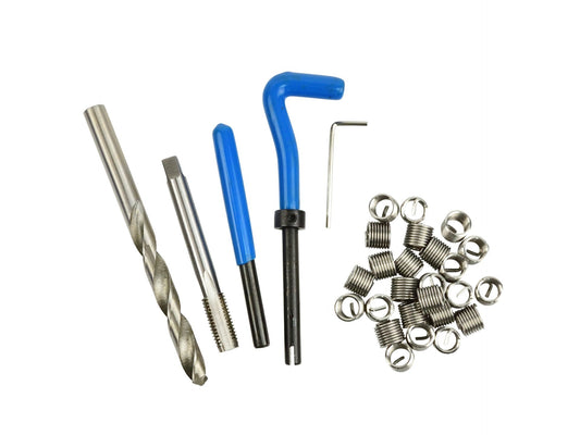 Kit reparare filete bujii M10x1,5mm, 6 elemente, Geko G02883