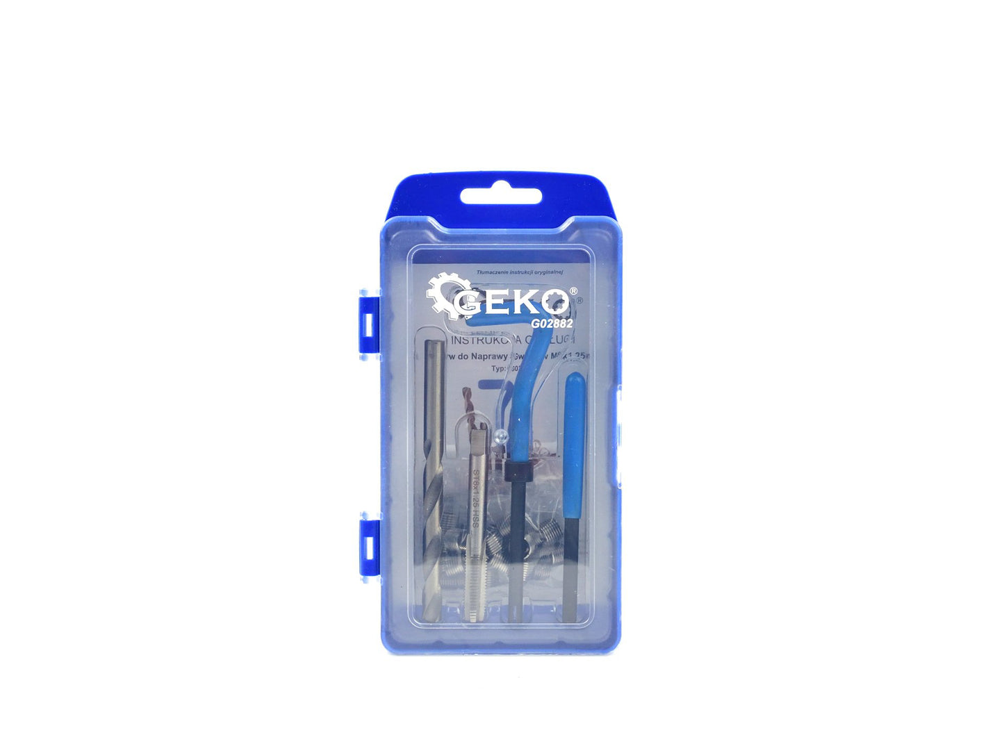 Kit reparare filete bujii M8 x 1.25 mm, Geko G02882