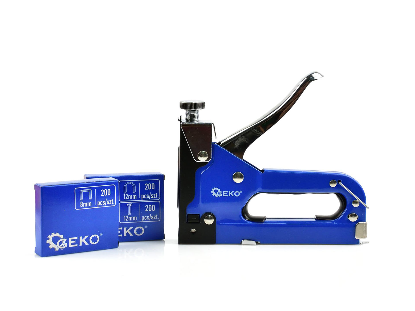 Set capsator 3 in 1 si capse, 600 elemente, Geko G01332