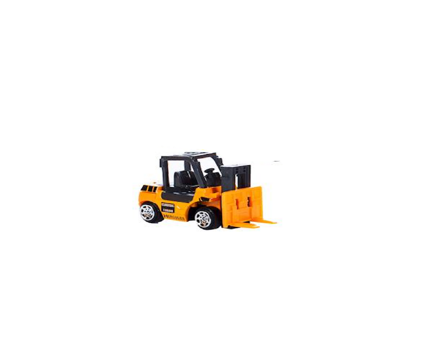 Set camion de tractare cu vehicule de constructii, 7 elemente, galben, 35 x 9.5 x 18.5 cm, MalPlay 107306