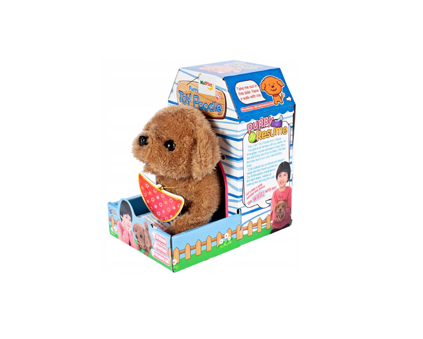 Catel interactiv Golden Retriever, 15 cm, MalPlay 107251