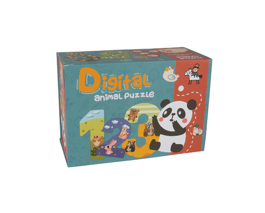 Set puzzle din lemn, 56 piese, MalPlay 109762