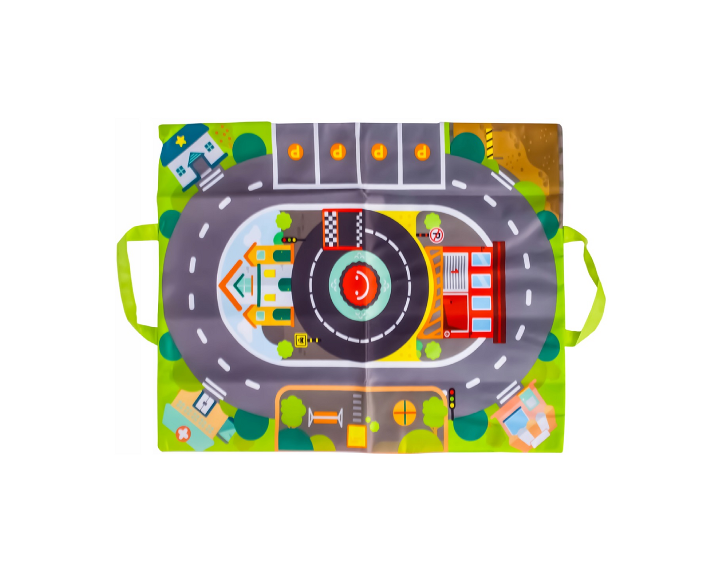 Set covoras interactiv cu masinute, 7 elemente, MalPlay 108625