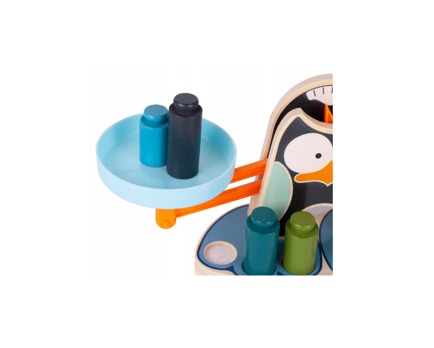 Joc de echilibru cu model pinguin, 7 elemente, MalPlay 109256