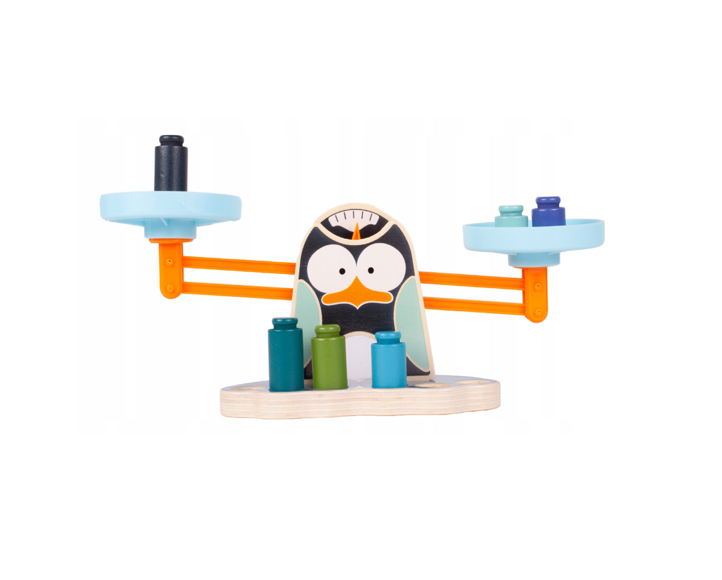 Joc de echilibru cu model pinguin, 7 elemente, MalPlay 109256