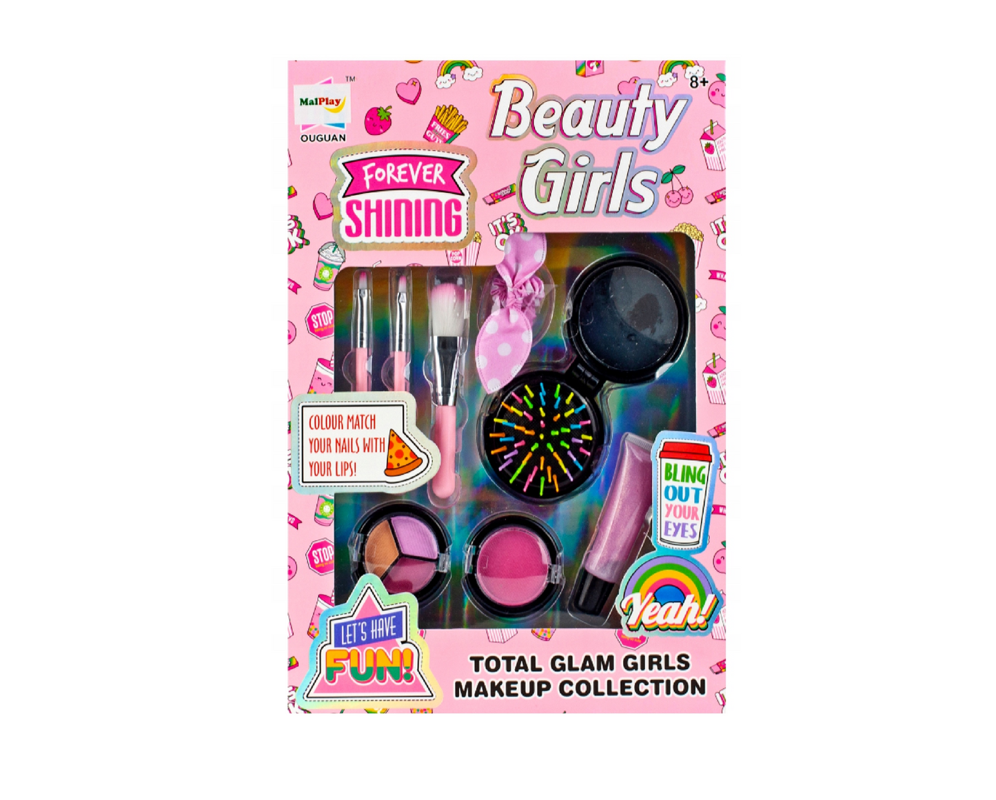 Set cosmetice, 8 elemente, MalPlay 108292