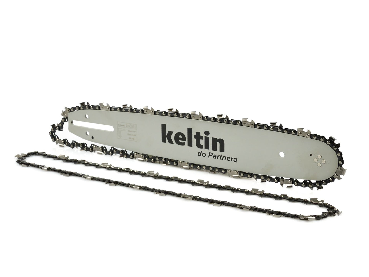 Set lama de ghidaj si 2 lanturi pentru drujba Partner, 14", 3 / 8", 52 T, Keltin K02412