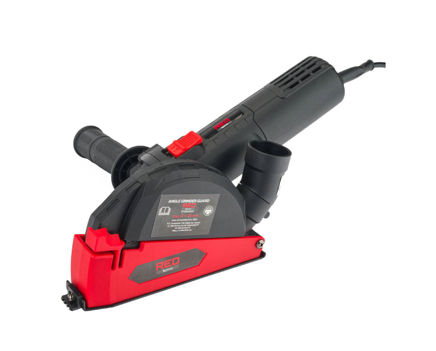 Capac aspirare pentru polizor unghiular, Red Technic RTOSK0021