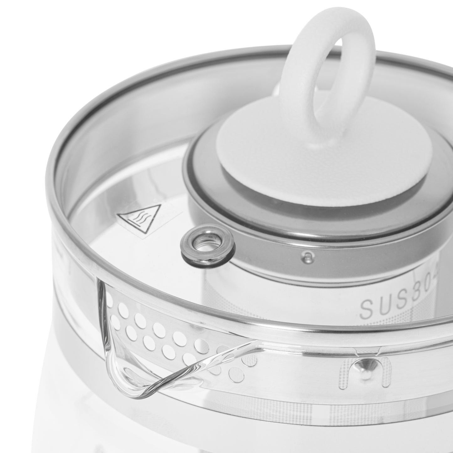 Fierbator din sticla cu infuzor pentru ceai, 1.5 l, Adler AD1299