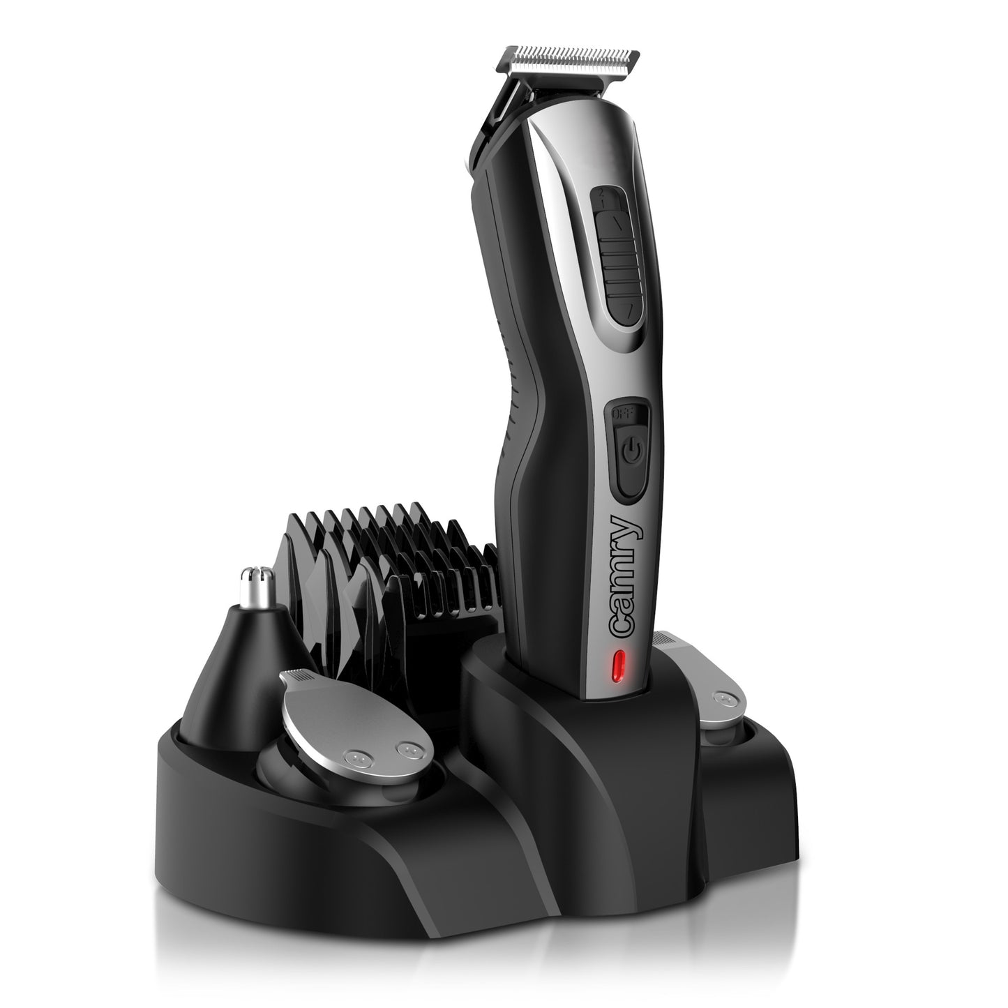 Masina de tuns 5 in 1, reincarcabila, 5 capete, lama detasabila, design modern, acumulator integrat, Camry CR2921