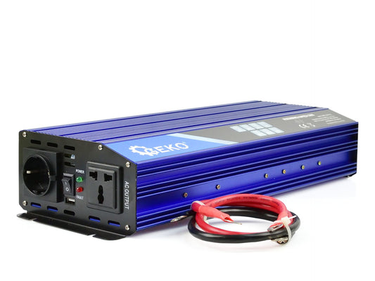 Convertor de tensiune, 12 V - 230 V, 2000 W - 4000 W, Geko G17016