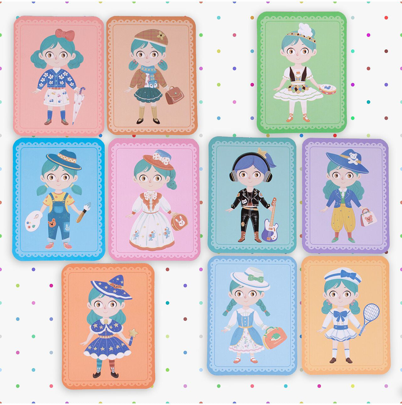 Puzzle Girl Dress Up, 62 piese, MalPlay 109656