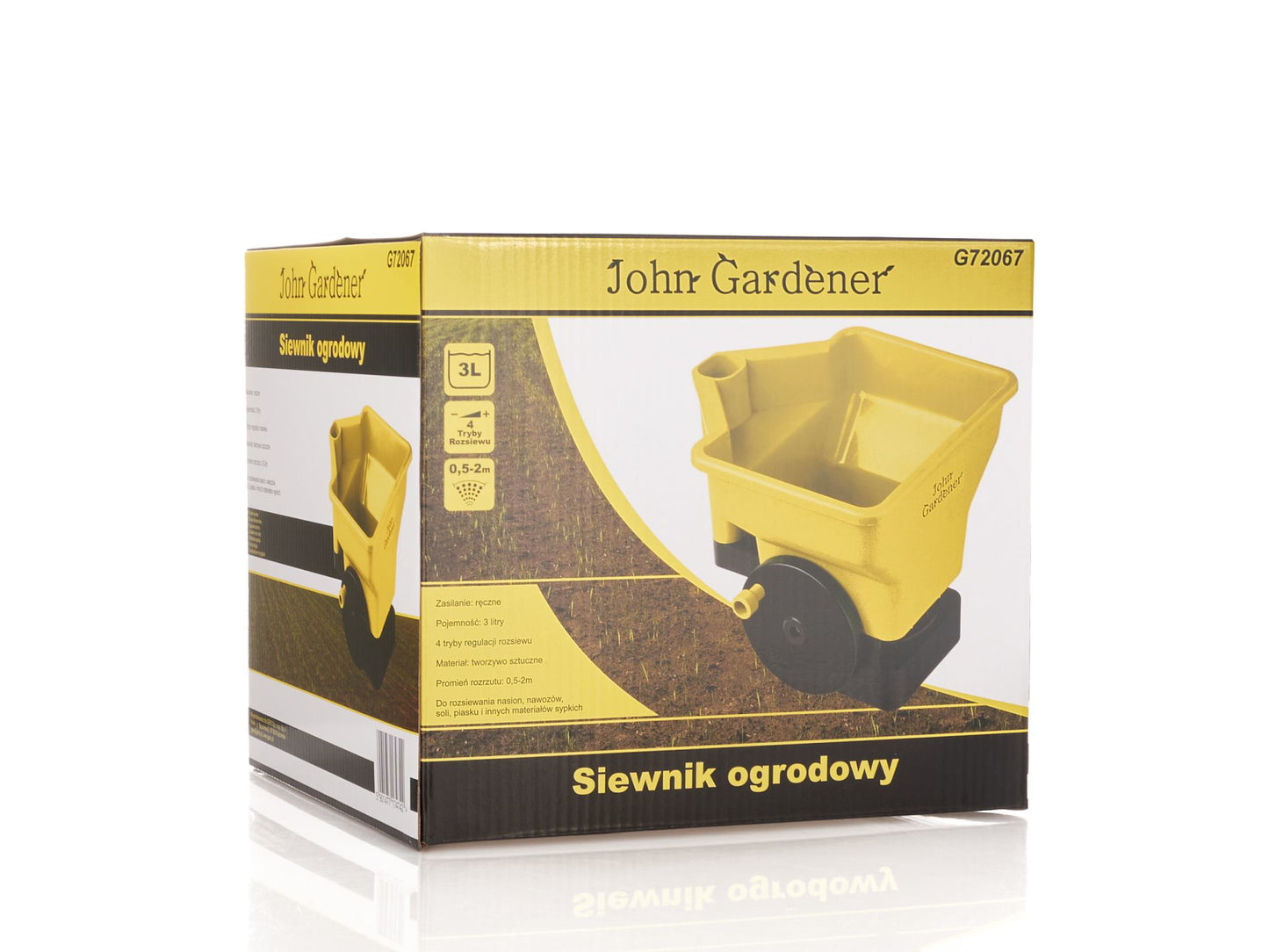 Semanatoare manuala de gradina, 3 l, John Gardener G72067