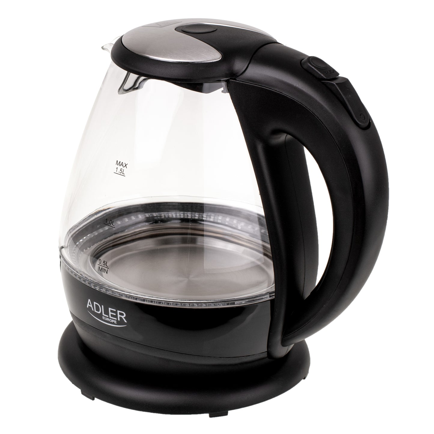 Fierbator de apa, 1.5 l, 2000 W, negru, Adler AD1224