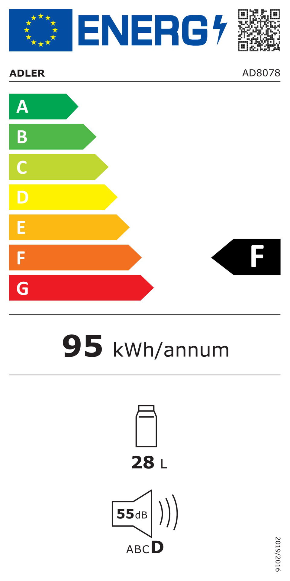 Lada frigorifica auto, capacitate 28 l, functie de racire si incalzire, 55 W, 220 / 12 V, Adler AD8078