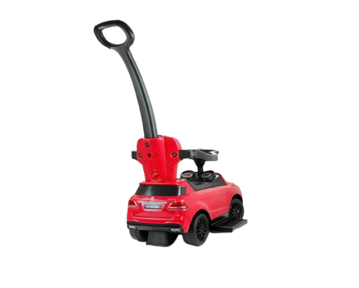 Masinuta Mercedes cu impingator pentru copii, sunet, componente detasabile, Lean 2334