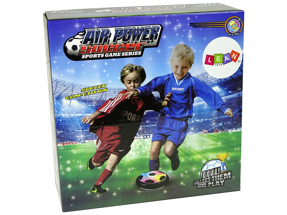 Minge foosball Air Hover, Alb / Negru, lumini colorate LED, Lean 10265