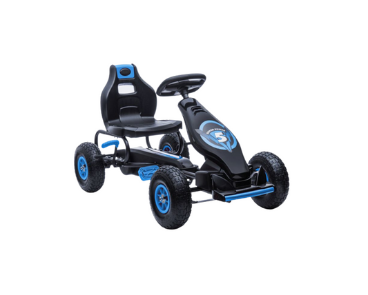 Go Kart G18 cu pedale, albastru, Lean 10565