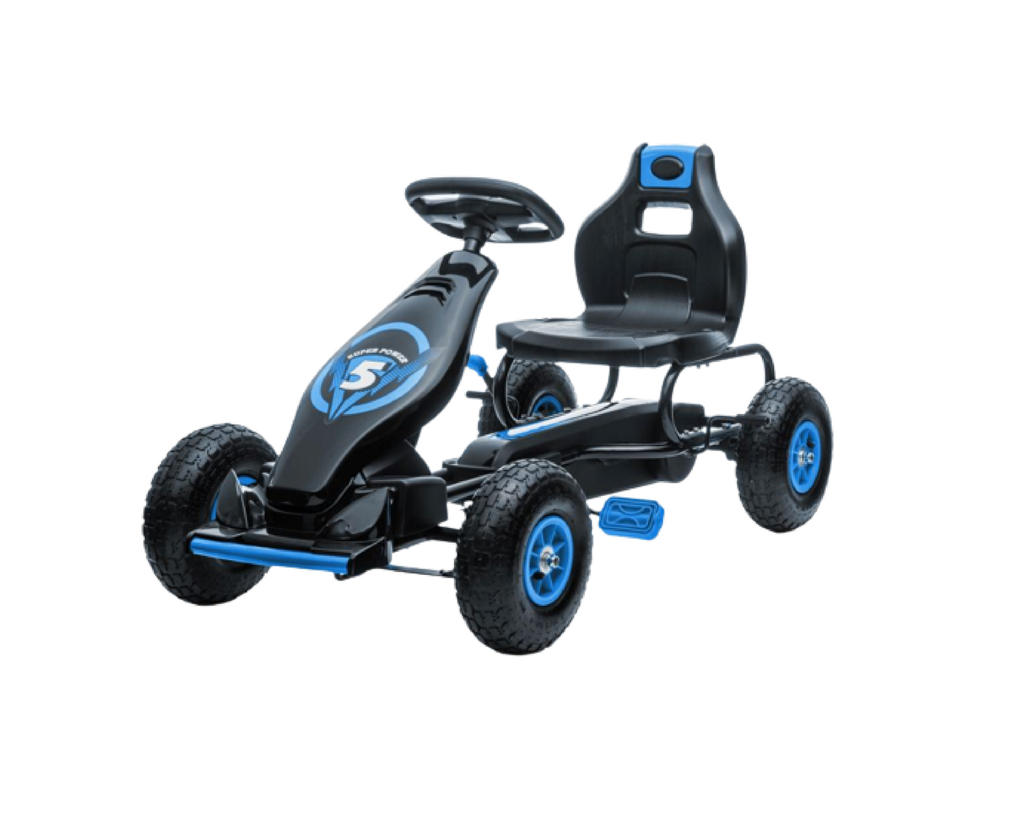 Go Kart G18 cu pedale, albastru, Lean 10565