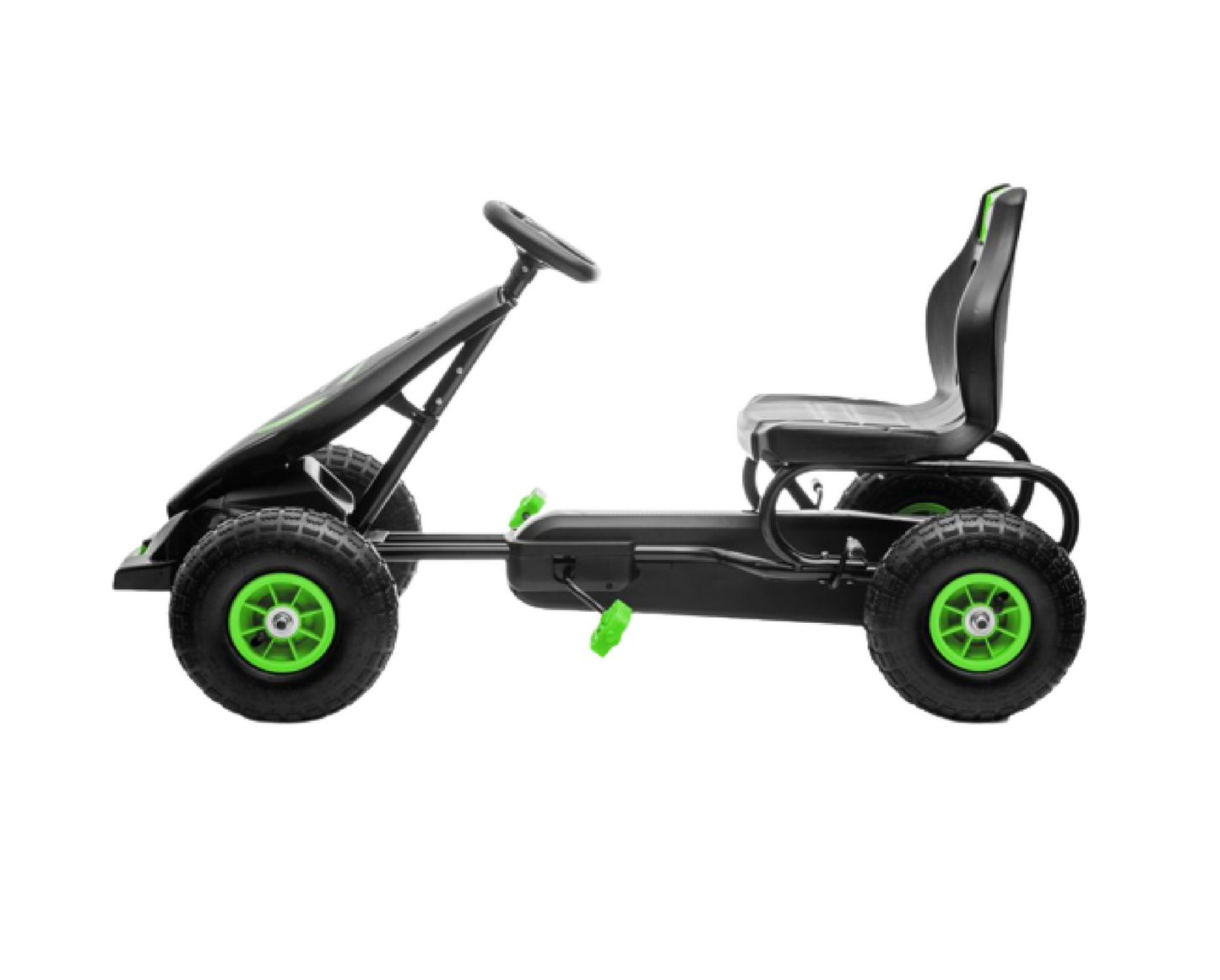 Go Kart G18 cu pedale, verde, Lean 10566