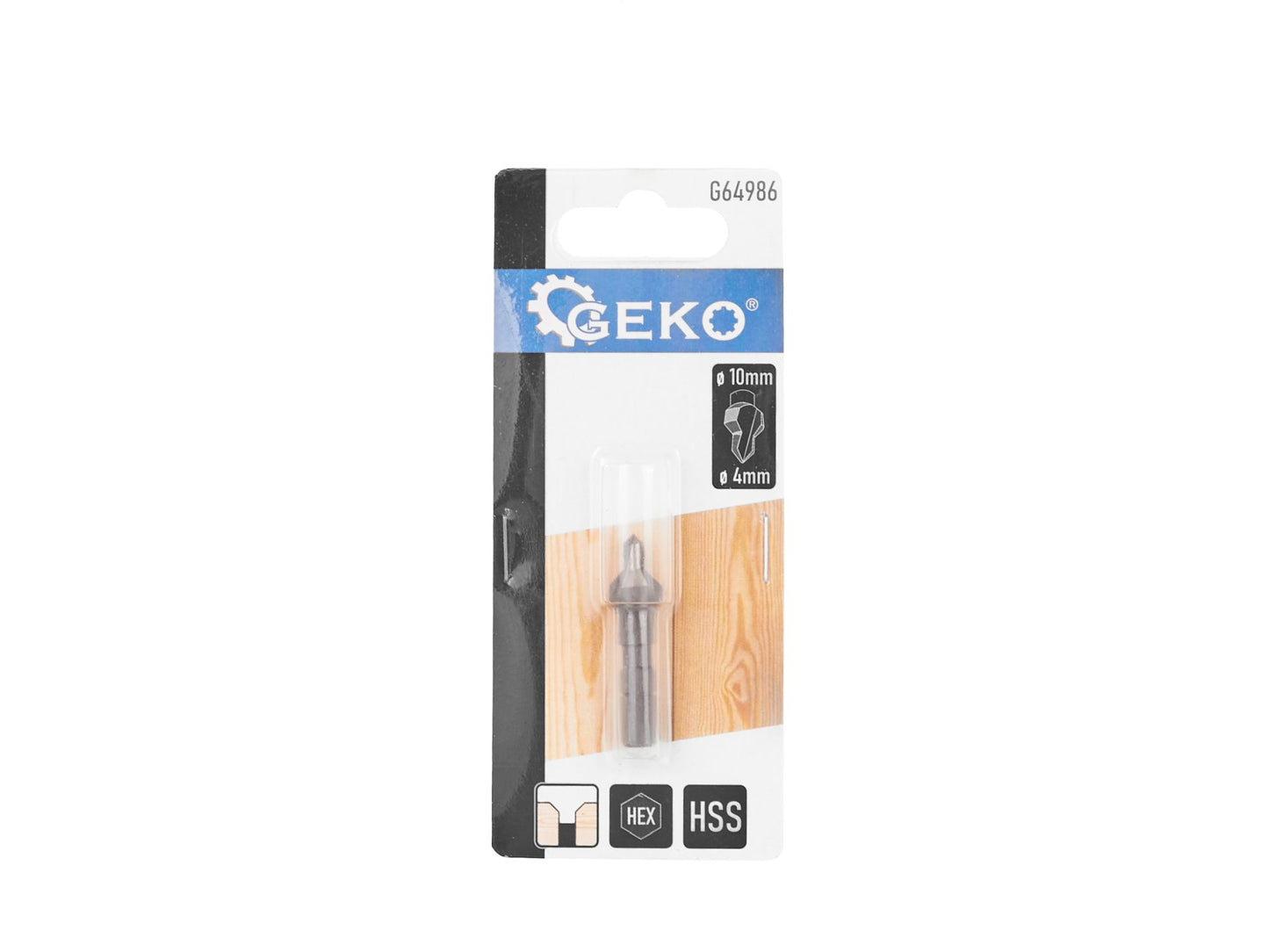Freza adancire surub, 4 x 10 mm, Geko G64986