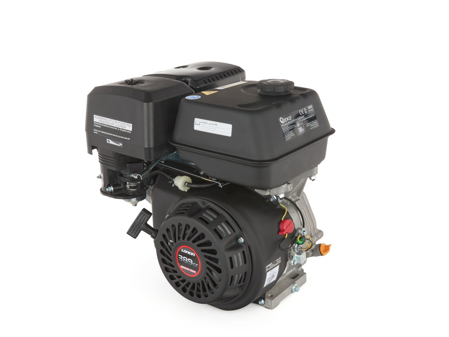 Motor pe benzina Loncin G390F, 13 cp, 25 mm, Geko G80249