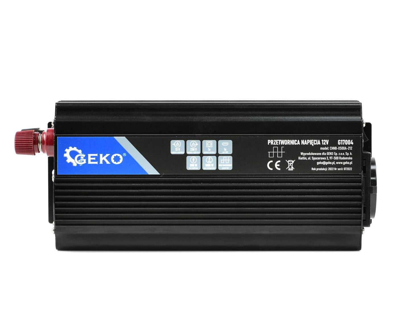 Convertor de tensiune 12V/230V 500/1000W, Geko G17004