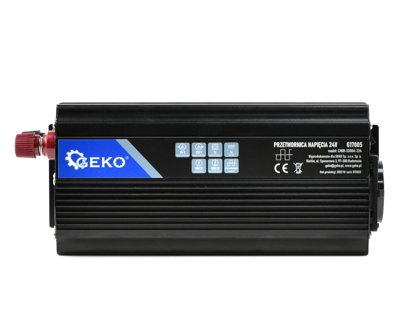 Convertor de tensiune 24V/230V 500/1000W, GEKO G17005